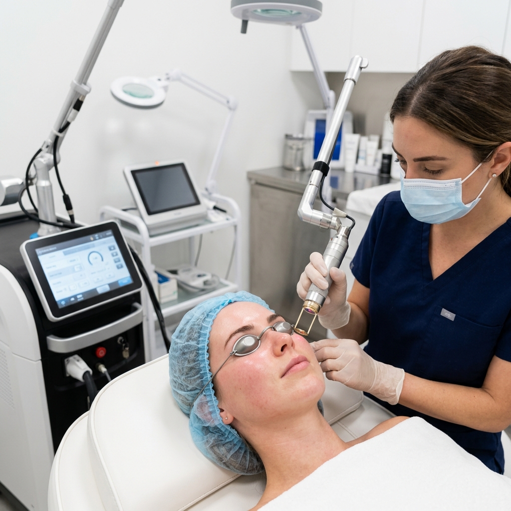 Laser skin resurfacing treatment at Tulip Aesthetics Clinic in Uxbridge