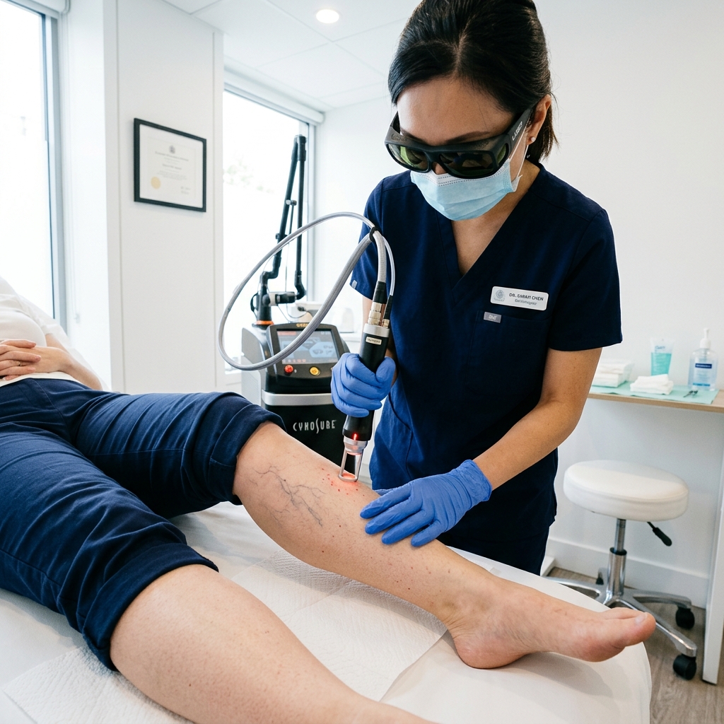 Thread vein treatment at Tulip Aesthetics Clinic in Uxbridge